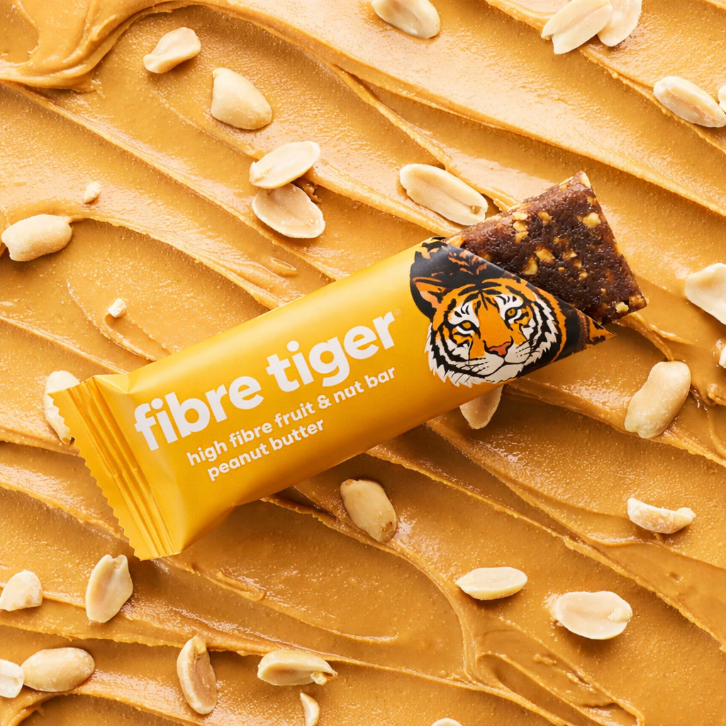Fibre Tiger Peanut Butter 12 Bar Box